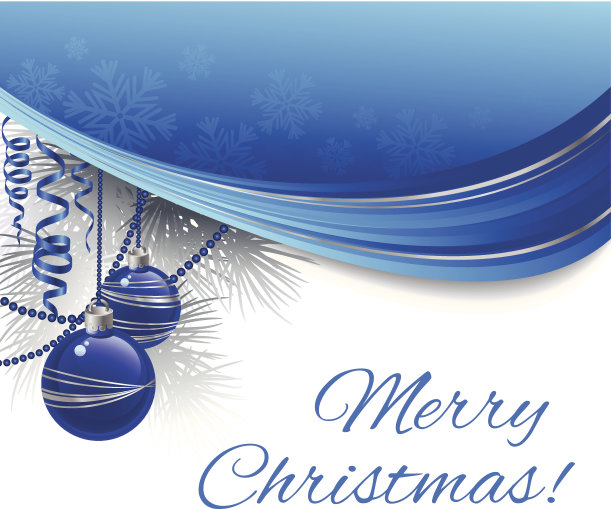 圣诞球的背景。矢量图图片下载