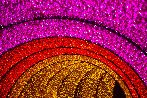 彩虹LED照明灯图片下载