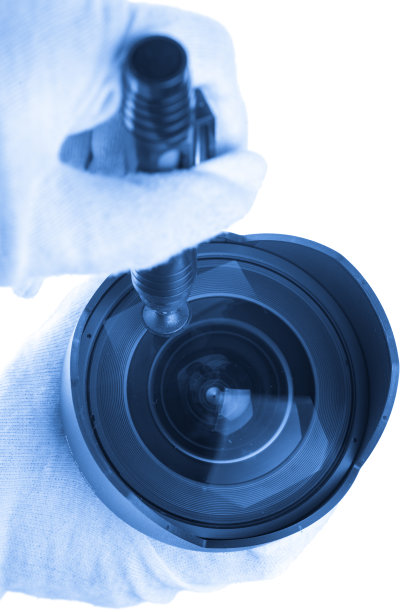 清洁相机镜头图片下载