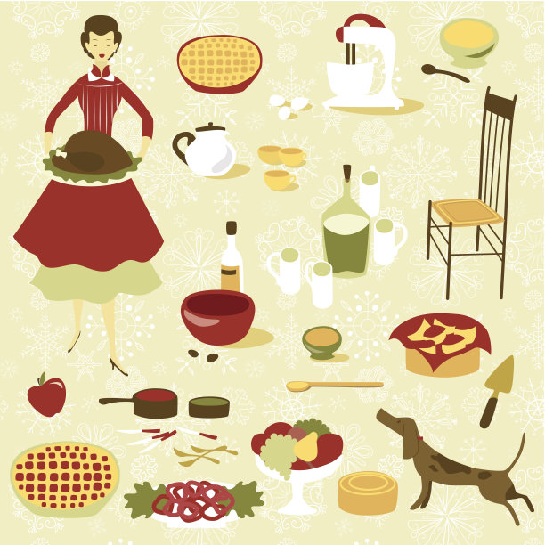 家政女皇和一套厨房图片下载