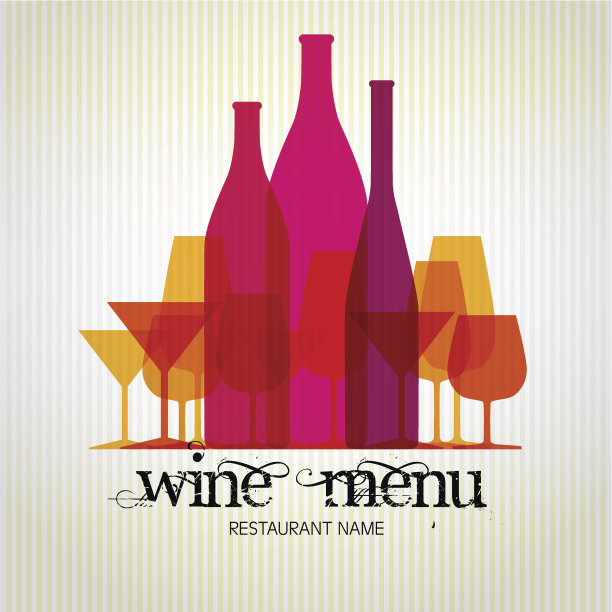 葡萄酒菜单图片下载