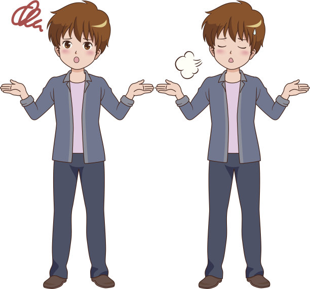 手绘商务人士图片下载