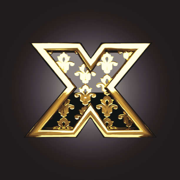 向量金图x图片下载