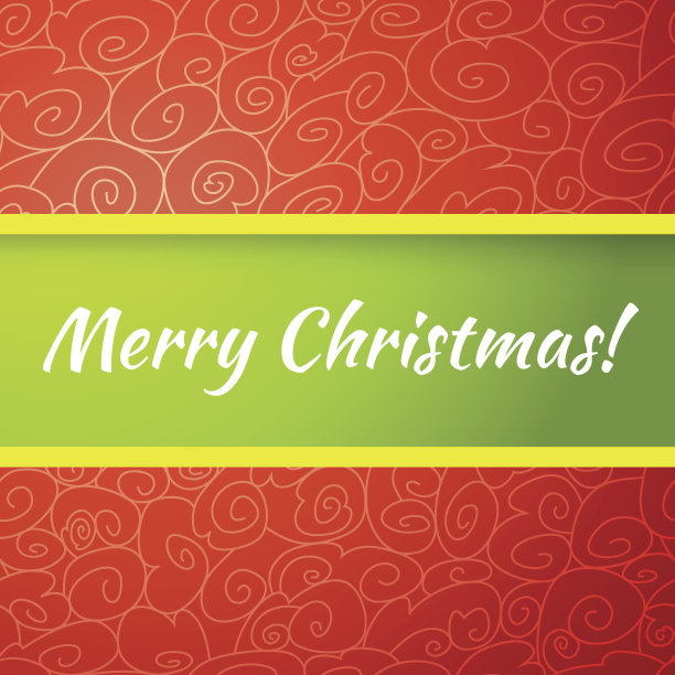 优秀明亮的圣诞贺卡。向量图片下载