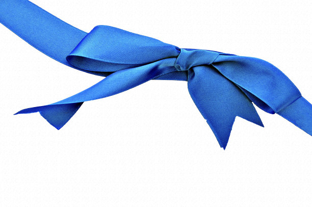 蓝丝带图片下载