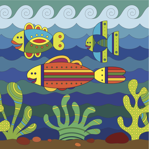 使风格化鱼图片下载