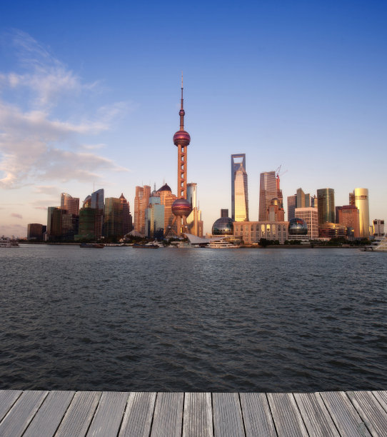 上海的日落图片下载