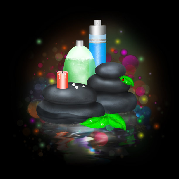 瓶装SPA化妆品图片下载