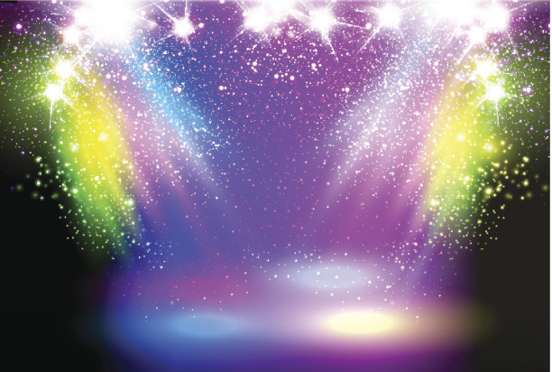 舞台上的聚光灯图片下载