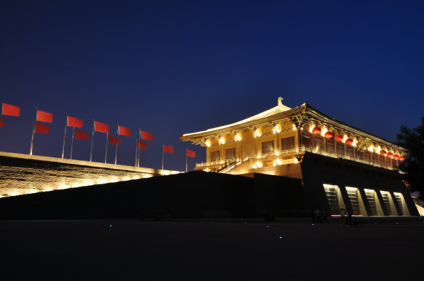 中国唐代西安古建筑图片下载