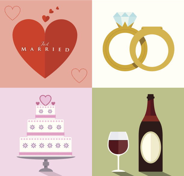 婚礼配件套装II图片下载