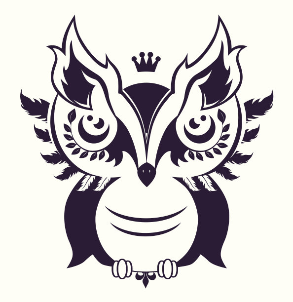 装饰向量猫头鹰图片下载