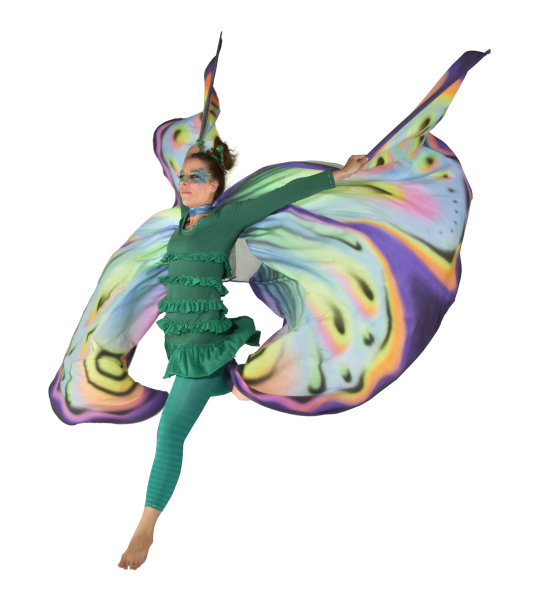 蝴蝶跳舞的女人图片下载