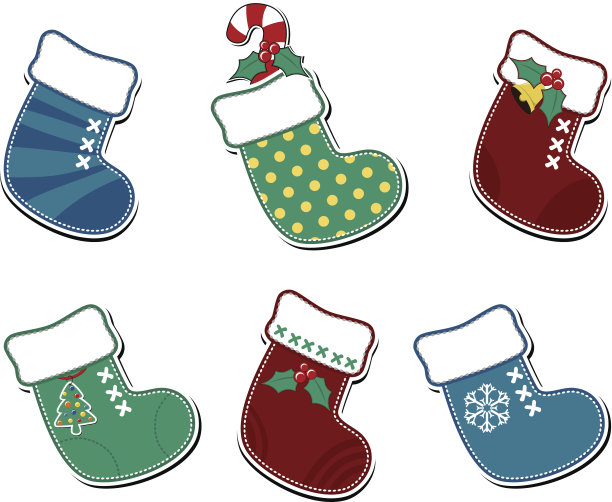 可爱的圣诞袜图片下载