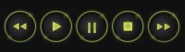 霓虹灯控制按钮图片下载