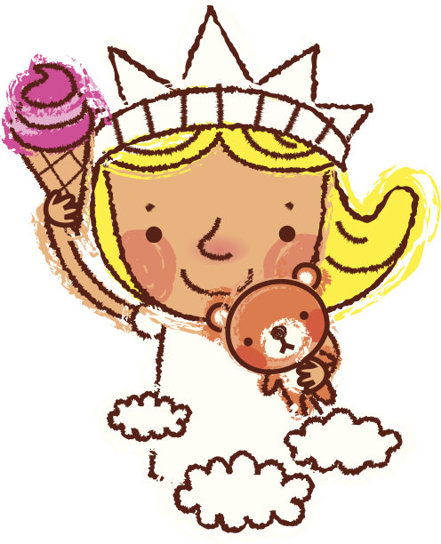 戴着皇冠的女孩的肖像素材图片