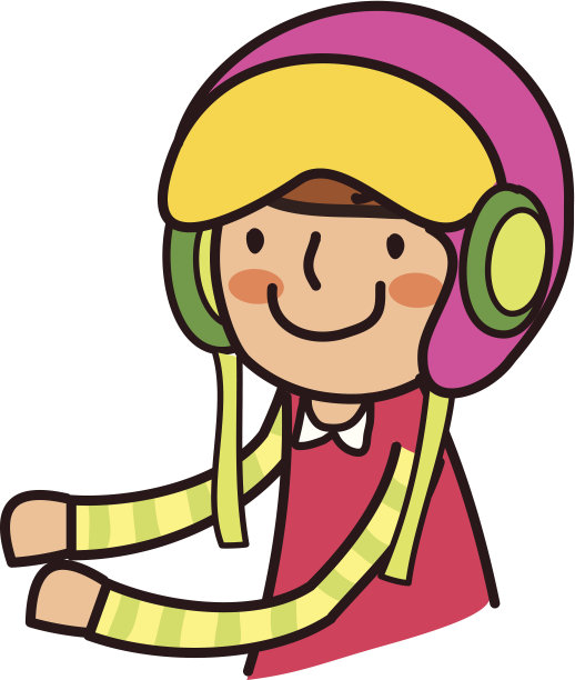 拿着画笔的男孩的肖像图片下载