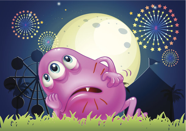 嘉年华上又胖又累的丑八怪图片下载