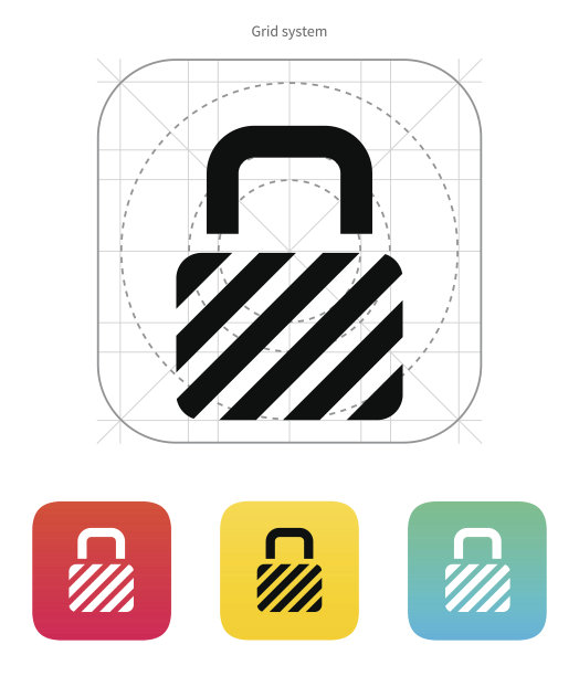 挂锁图标。图片下载