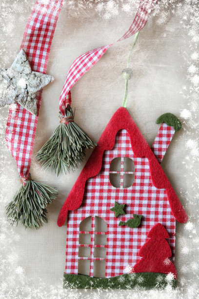 圣诞节的房子图片下载