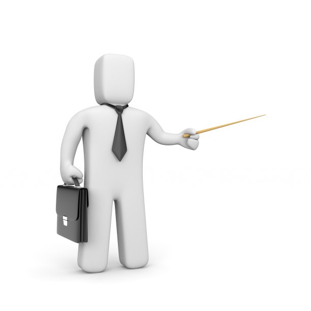 商人与指针图片下载