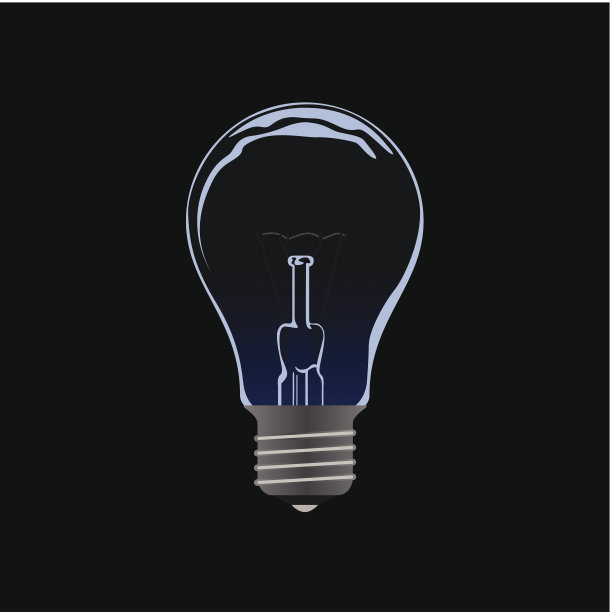 黑灯泡图片下载