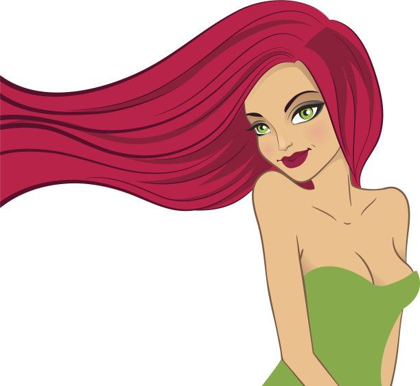 可爱的微笑女孩在白色图片下载