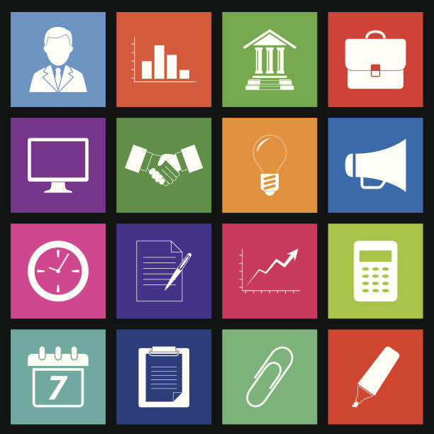 商业平面图标图片下载