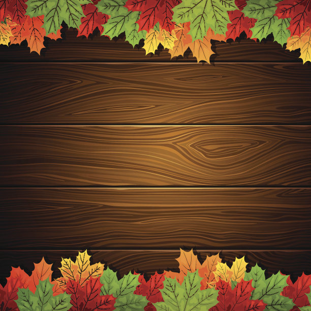 向量秋天背景图片下载