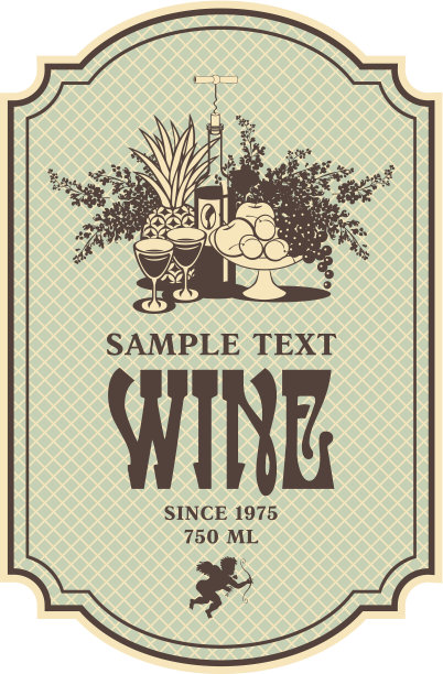 酒的标签图片下载