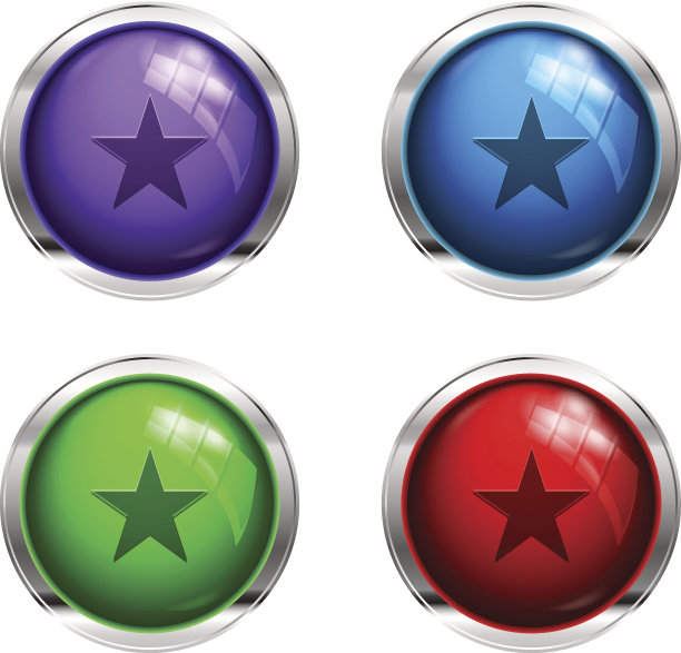 时尚明星按钮图片下载