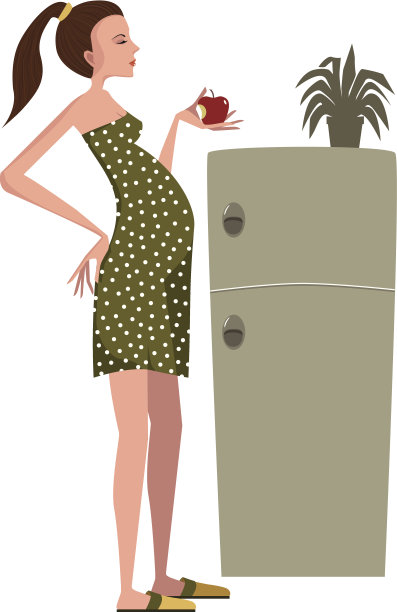 年轻漂亮的妈妈怀上了苹果图片下载