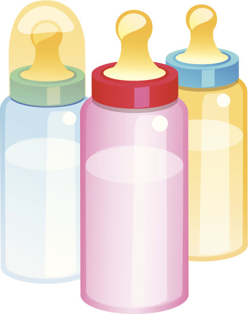 矢量图标婴儿奶瓶图片下载