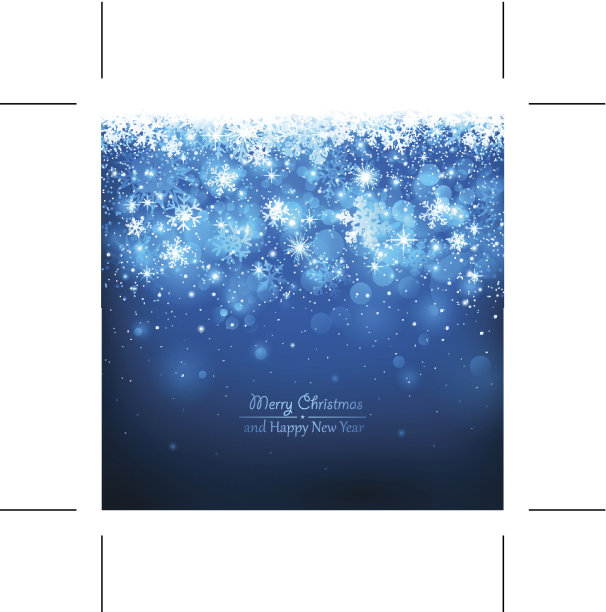 圣诞节的蓝色背景图片下载