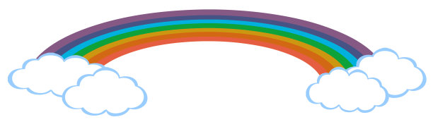 画彩虹图片下载