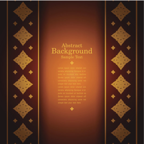 亚洲传统艺术图案封面设计。图片下载