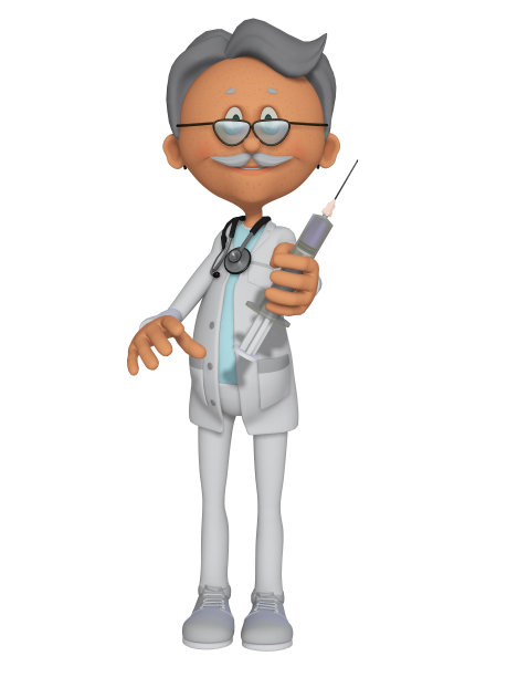 医生，3d免疫接种图片下载
