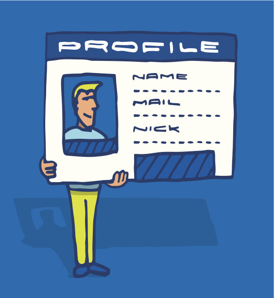 社交网络身份或个人资料图片下载