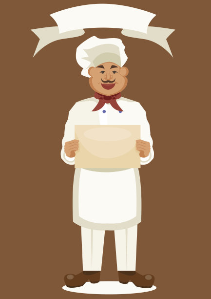 不错的厨师矢量插图图片下载