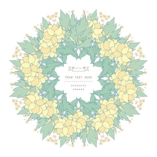 花卉装饰素材图片