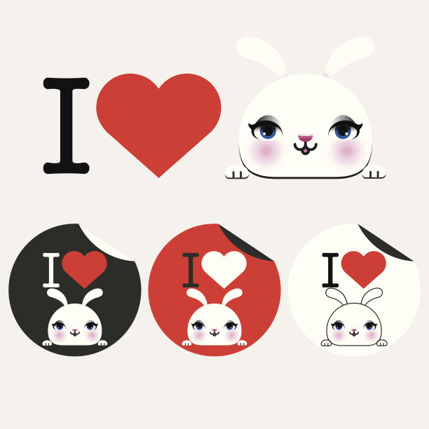 我喜欢兔子图片下载
