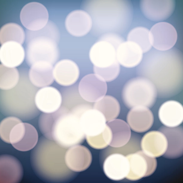 圣诞灯光模糊背景图片下载