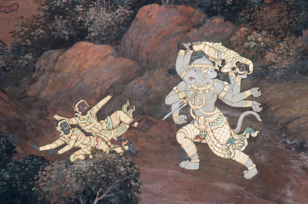 泰式绘画艺术图片下载