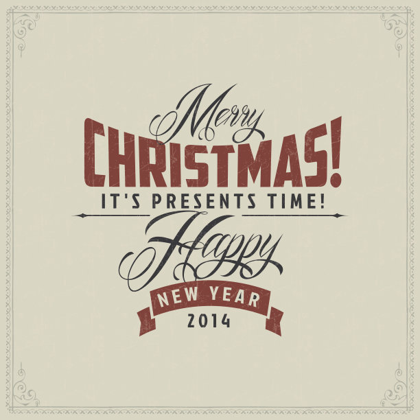 圣诞快乐卡图片下载