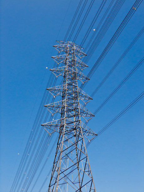 高压电杆。图片下载