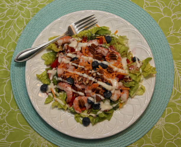 沙拉和叉图片下载