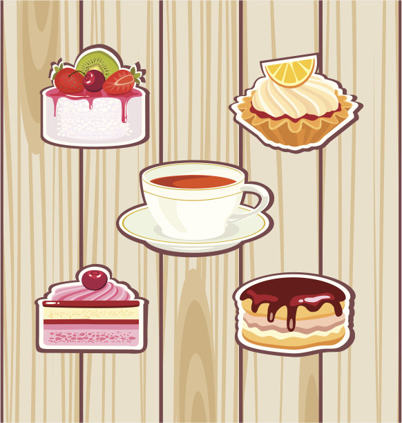 茶和蛋糕图片下载