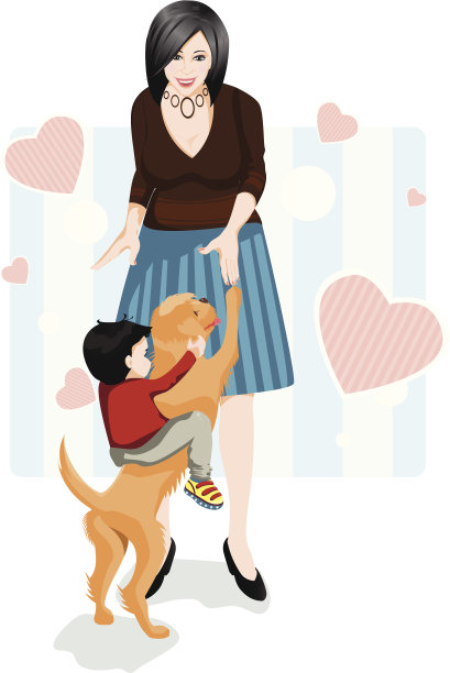 母亲回到了孩子身边图片下载