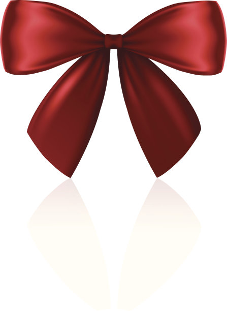 红色的蝴蝶结图片下载