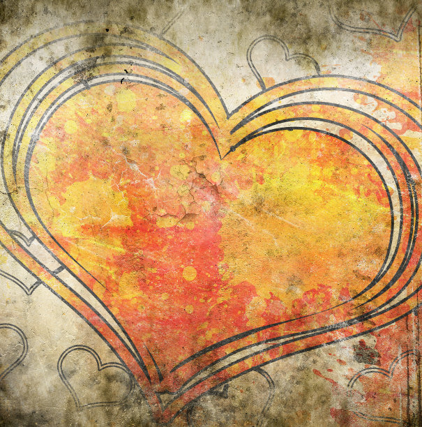 难看的东西心插图图片下载